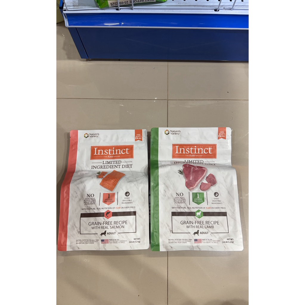 Instinct Dogfood Real Raw Nutrition Grain Free Dogfood 1.2kg AllVariant