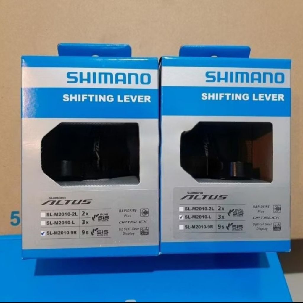 Original Shifter Shimano Altus M2010 3 x 9 speed original bukan deore tiagra