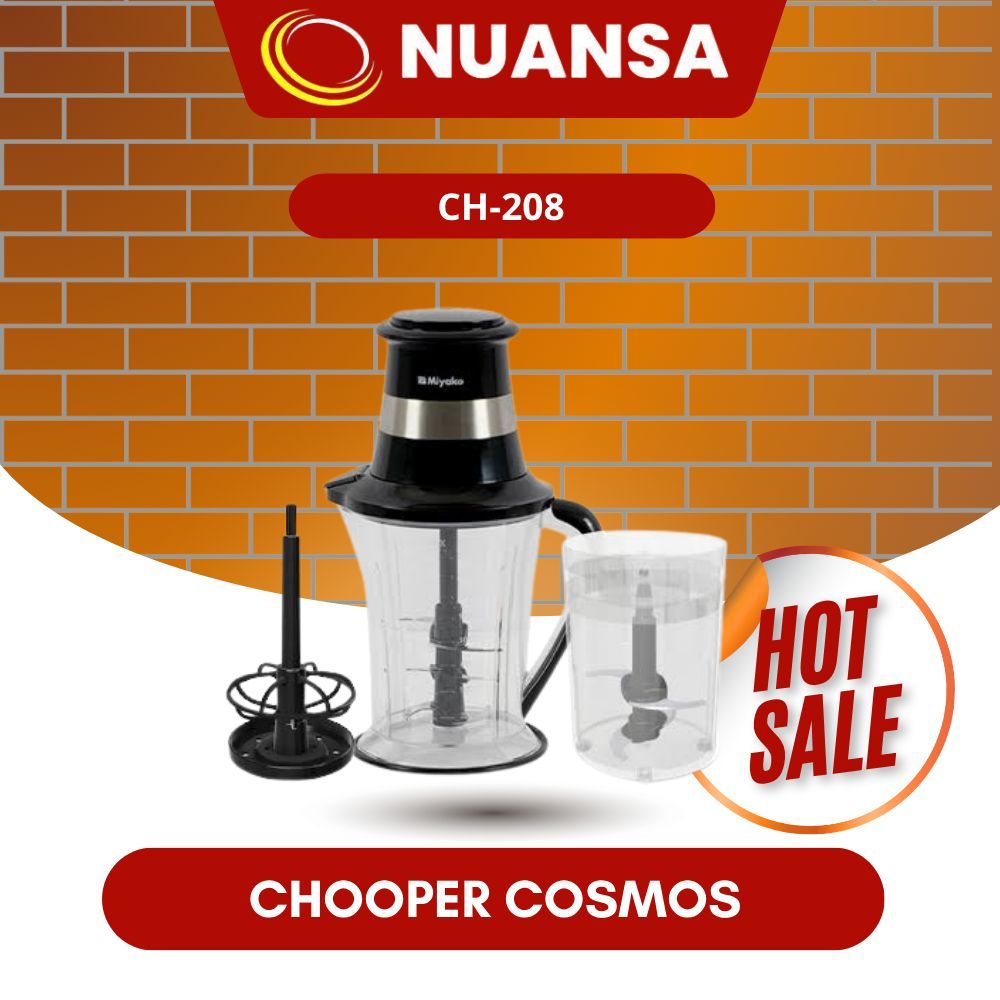 Chopper Miyako CH-208 Miyako Food Processor Murah CH 208 MA, Garansi Resmi