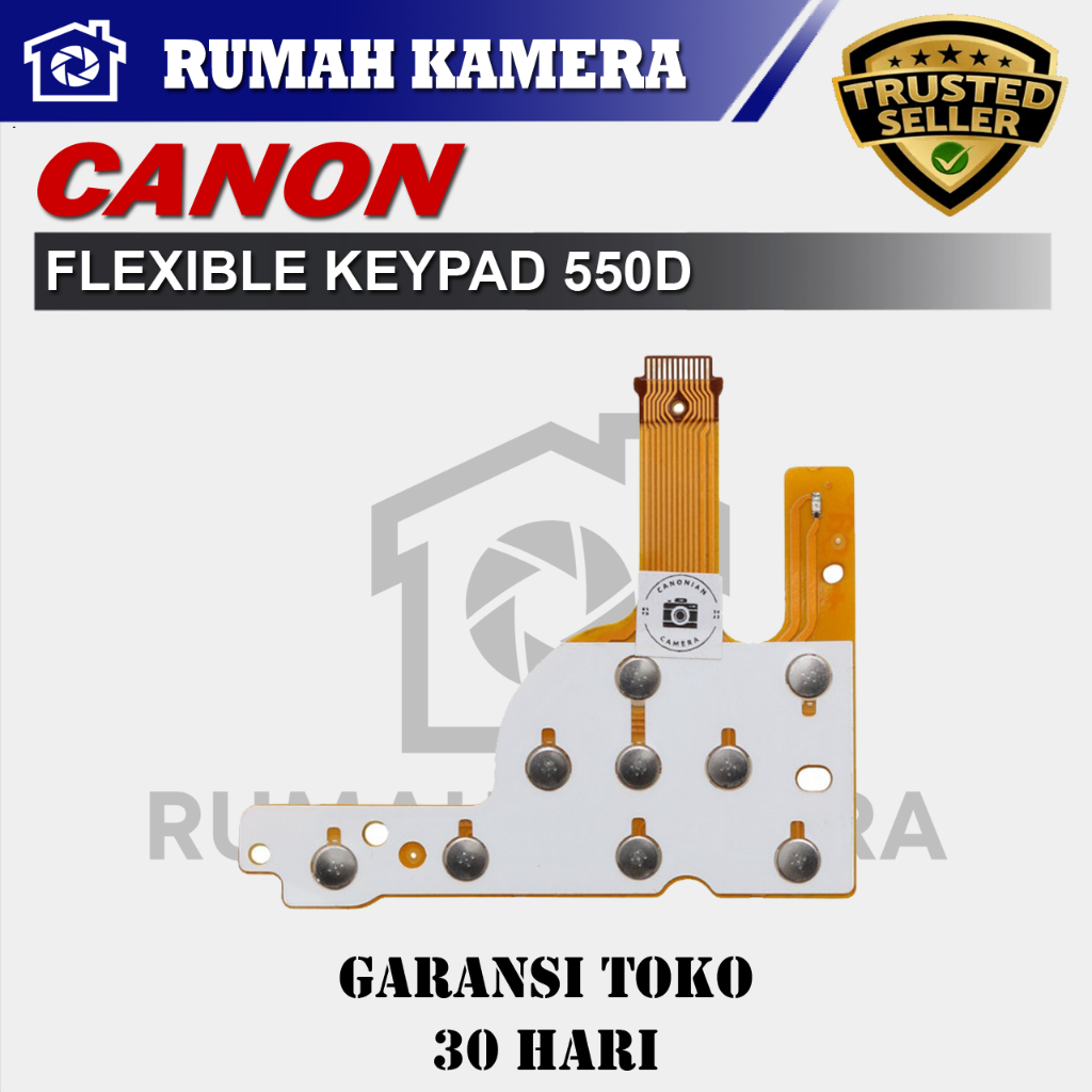 Kabel Flex Flexible Keypad Tombol Canon 550D