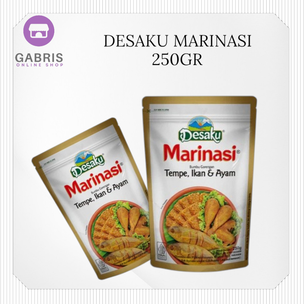Desaku Marinasi Tempe Ikan & Ayam 250gr / Bumbu Marinasi Ayam / Desaku Marinasi