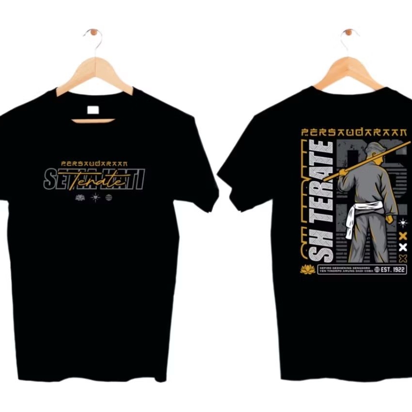 KAOS PSHT SH TERATE COTTON COMBED 24S PLASTISOL