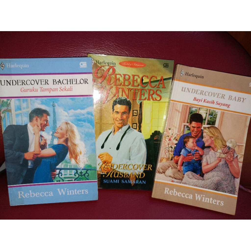 3 Seri Novel Harlequin Rebecca Winters (Undercover Bachelor, Undercover Husband, Undercover Baby)
