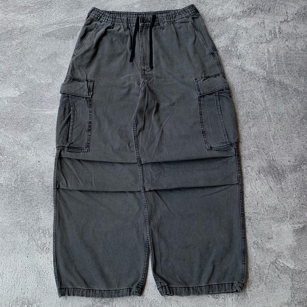 Gu Super wide Cargo Balloon Pants
