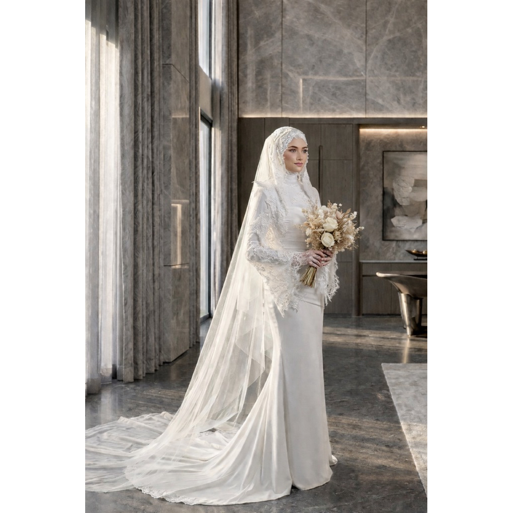 gaun pengantin malaysia melayu dress akad gaun akad weddin dress