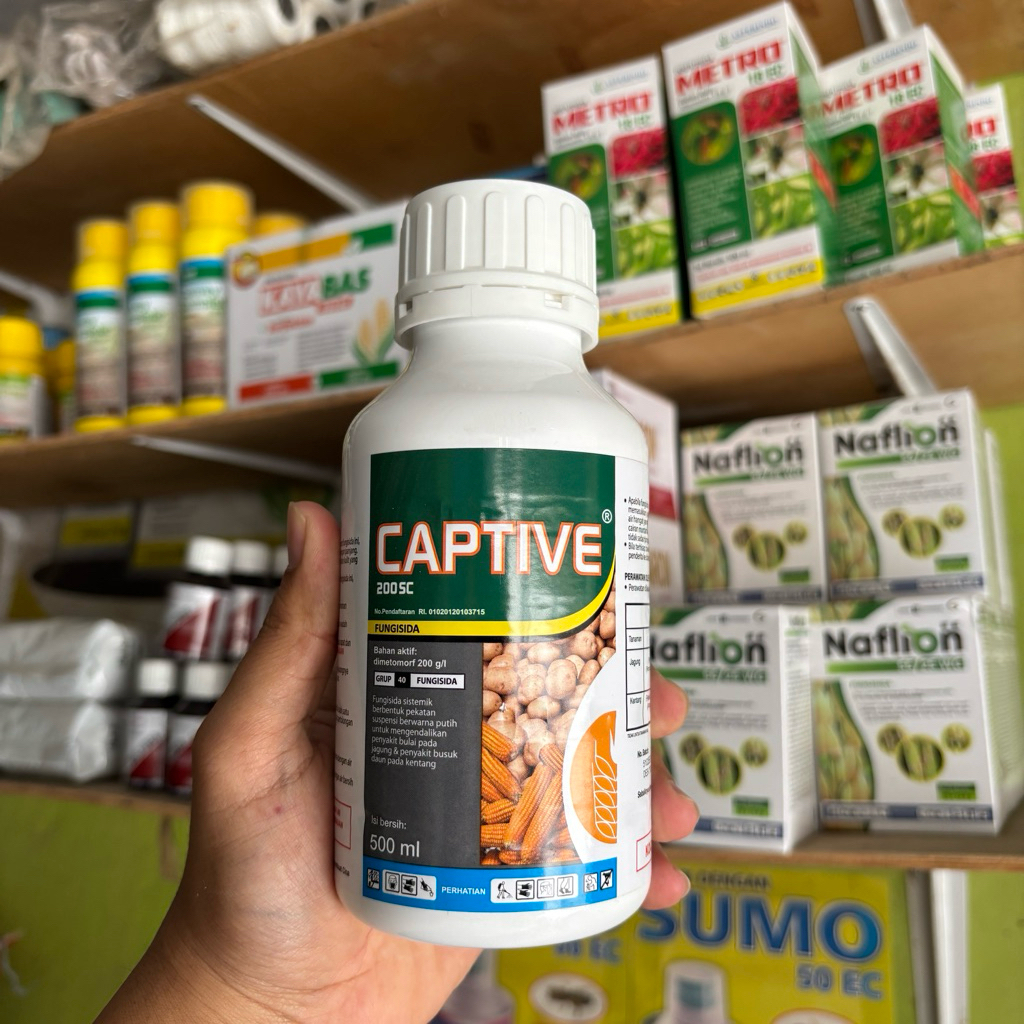 Captive 200 SC 500 ml Fungisida Jagung Pencegah Bulai Ampuh Sistemik Obat Jamur Tanaman