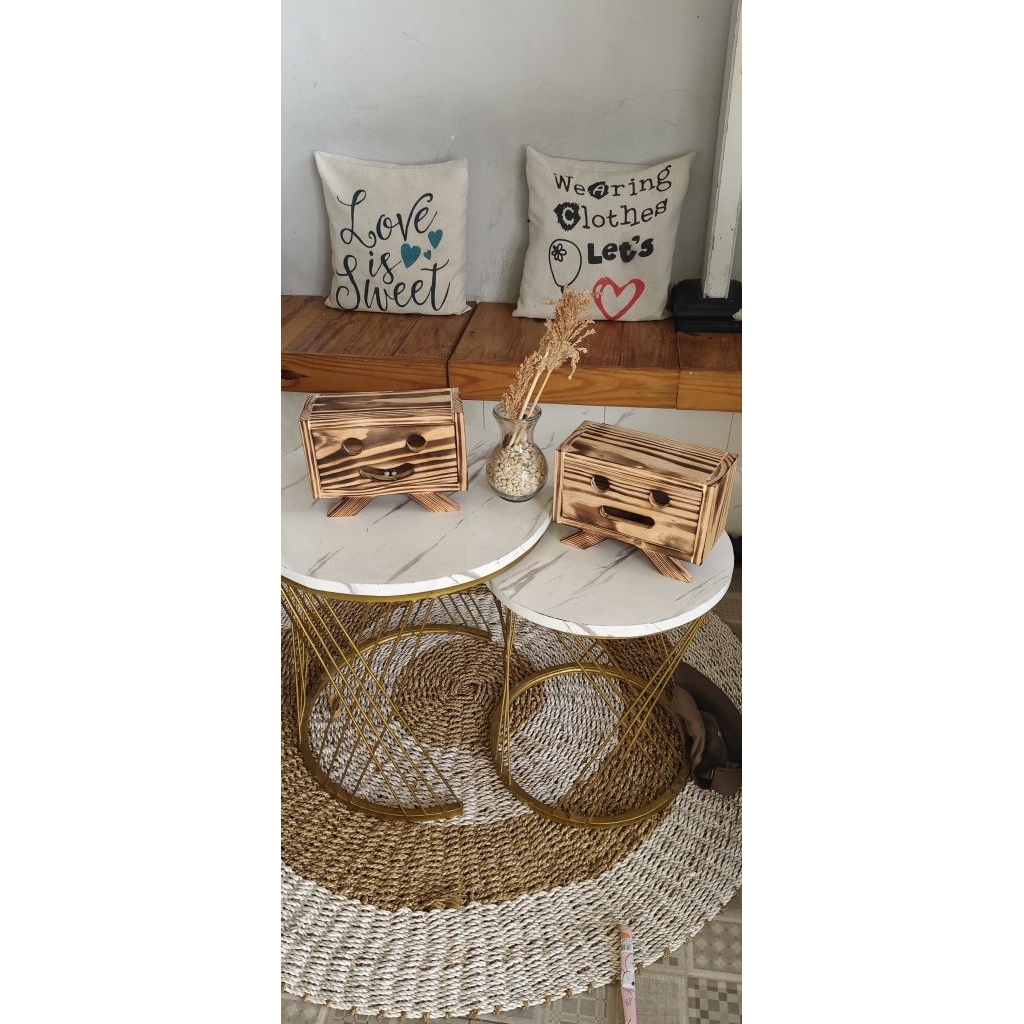 tempat tisu estetik/tempat tisu kayu/tempat tisu kayu jati /tempat tisu murah