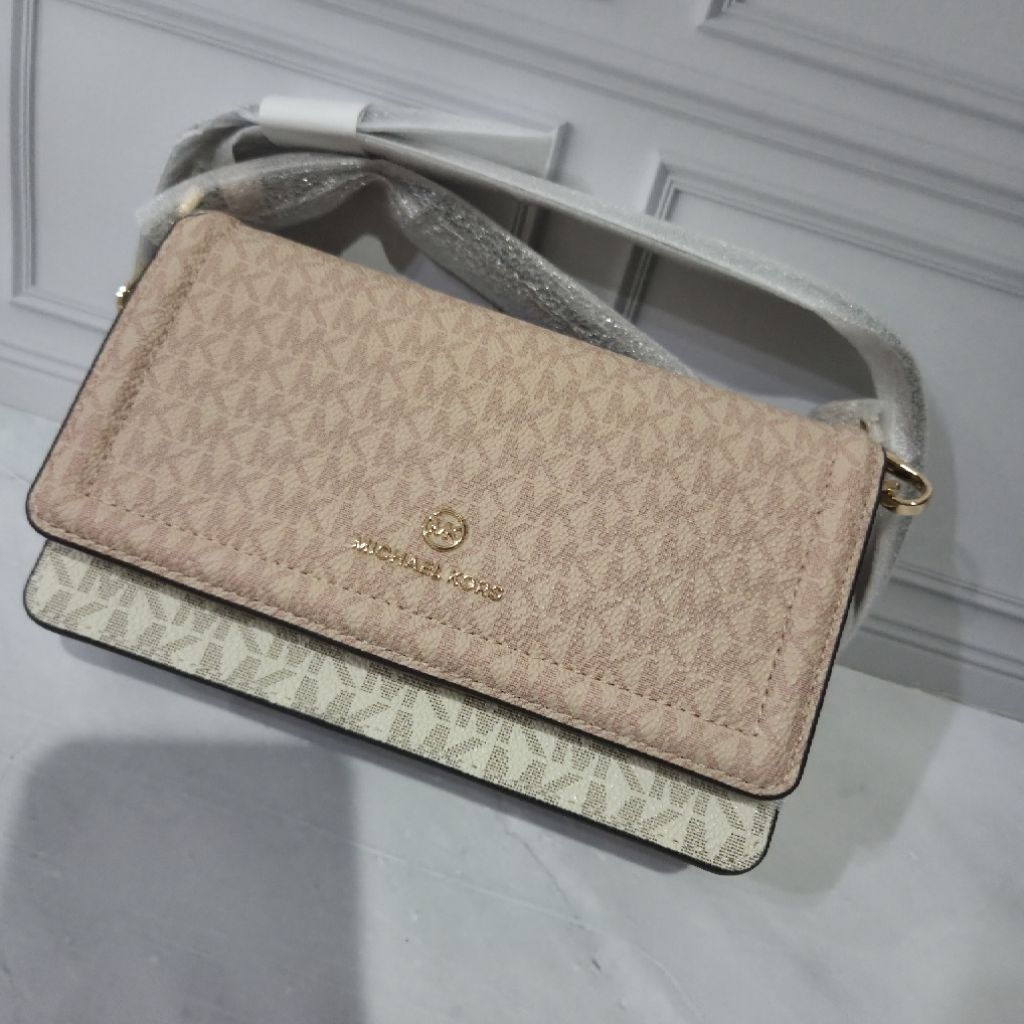 MK jet set charm small phone crossbody Ballet multi