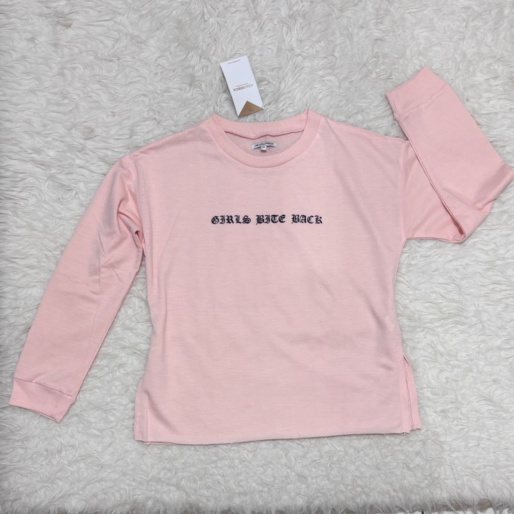 Sweater Kaos Colorbox Pink Salem