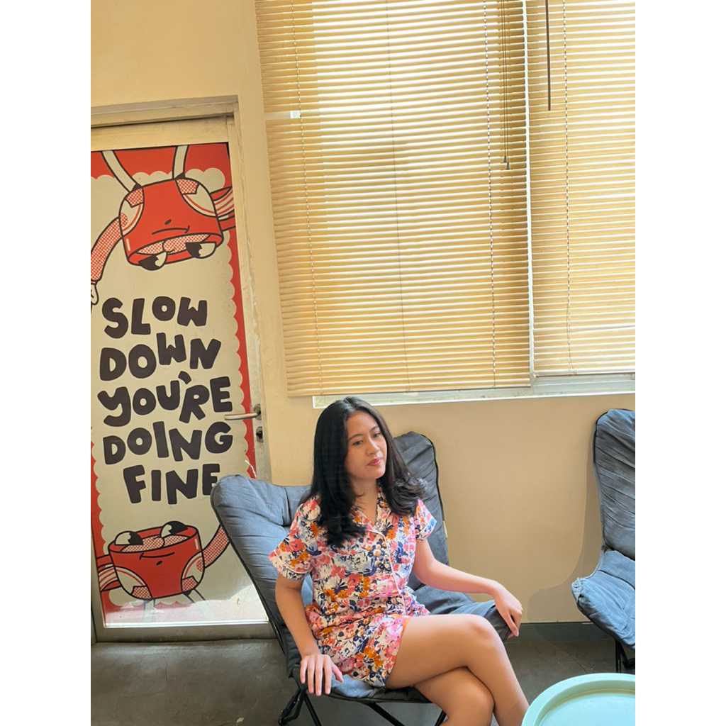 Babydoll Set- Homewear Baju Tidur Daster Piyama lengan panjang Piyama lengan pendek