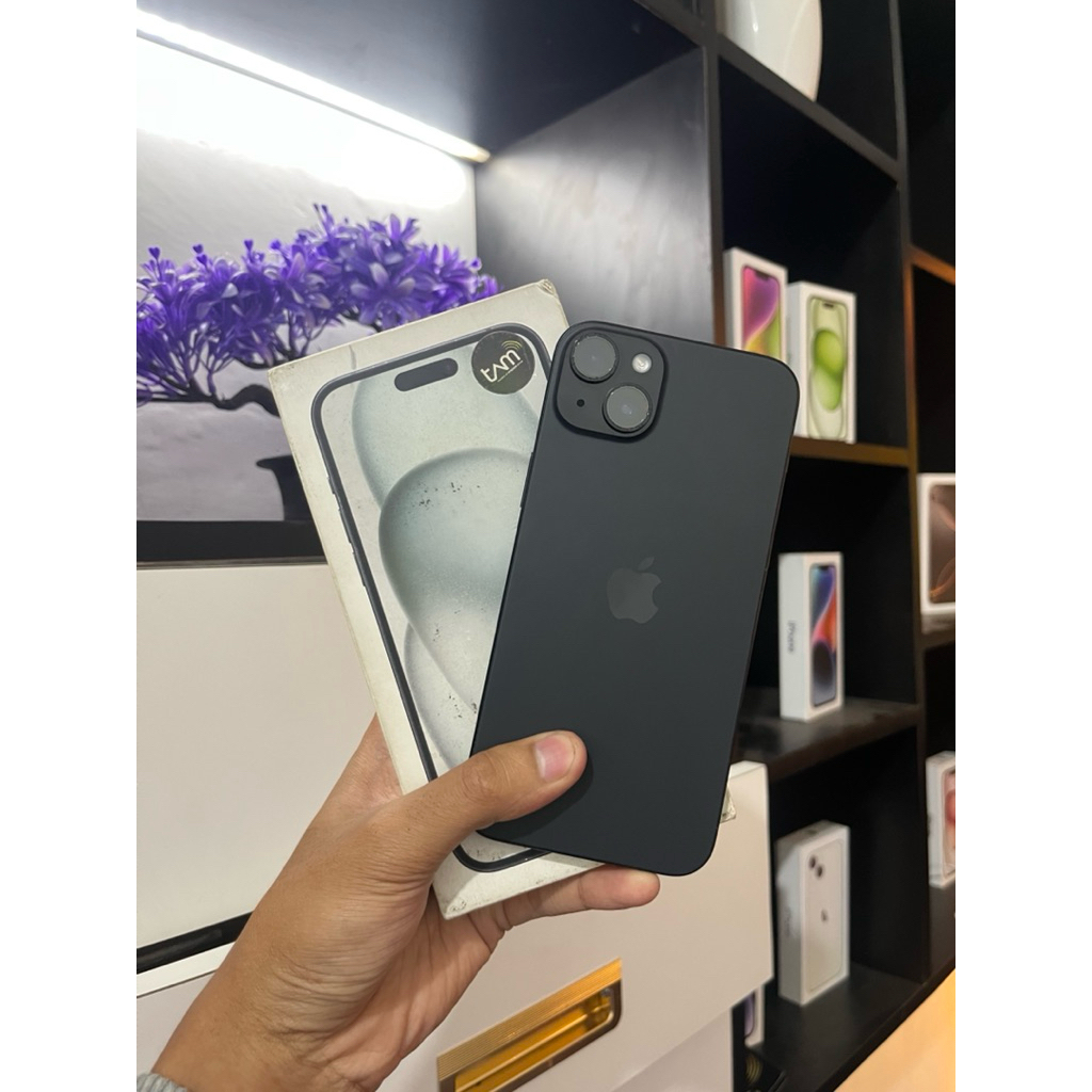 iphone 15 plus 256gb beacukai fullsetbox free adaptor