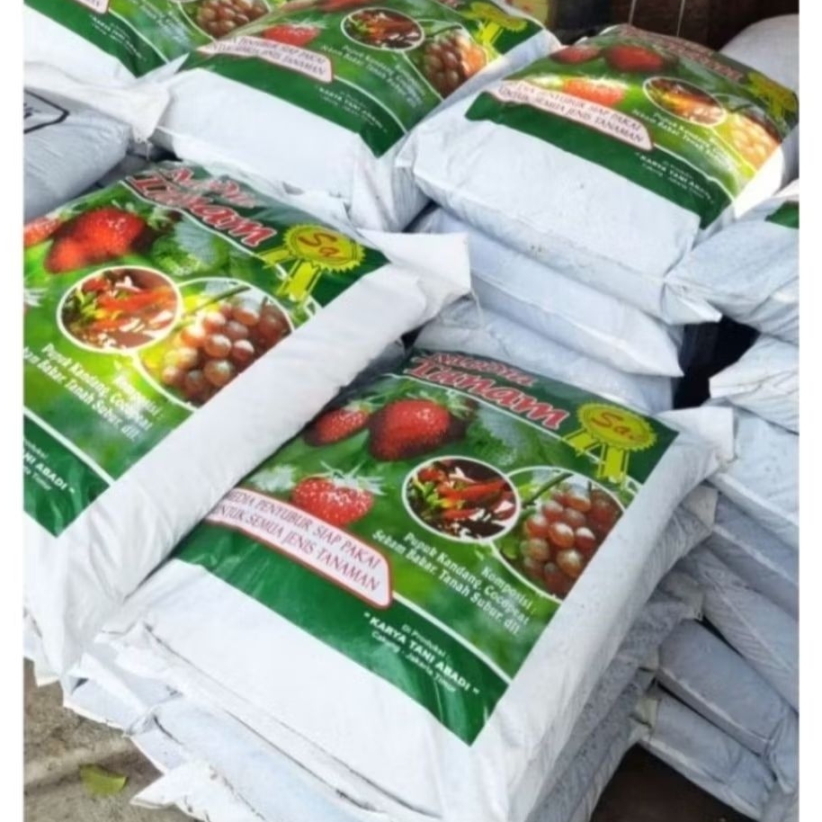 Media tanam kemasan besar 13kg berkualitas / media tanam siap pakai untuk tanaman buah bunga dan say