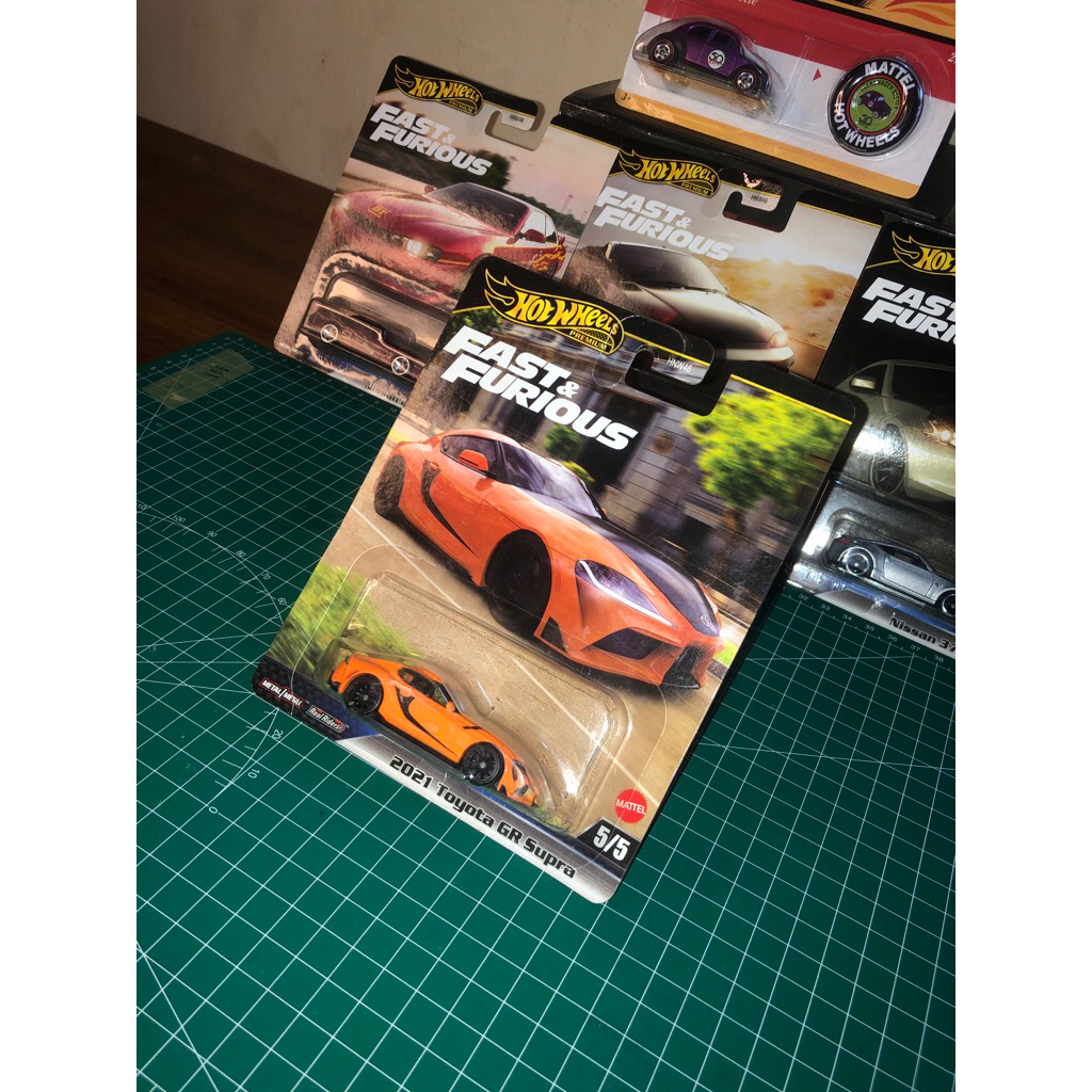 Hot Wheels Premium Fast & Furious 2021 Toyota Gr Supra Orange