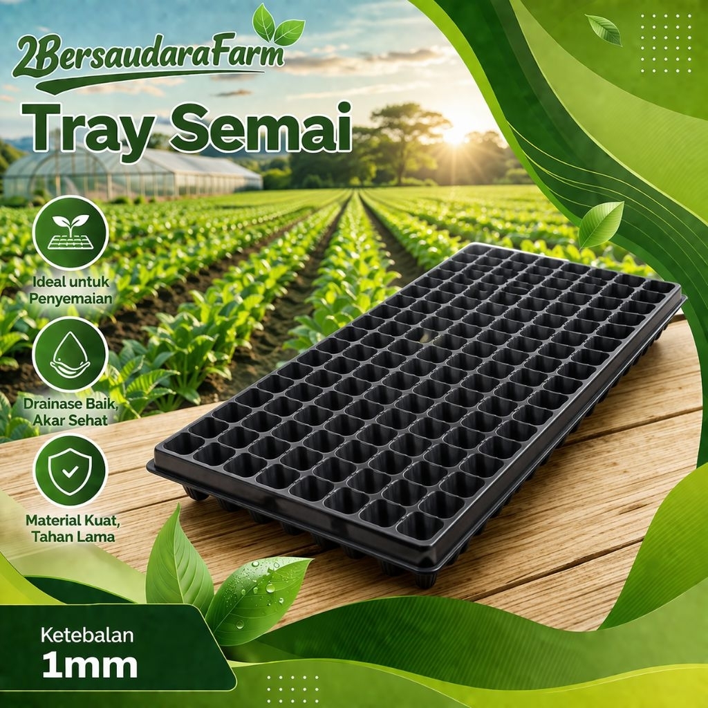 Tray Semai / Tray Pembibitan / Seedling Tray Tebal 1MM