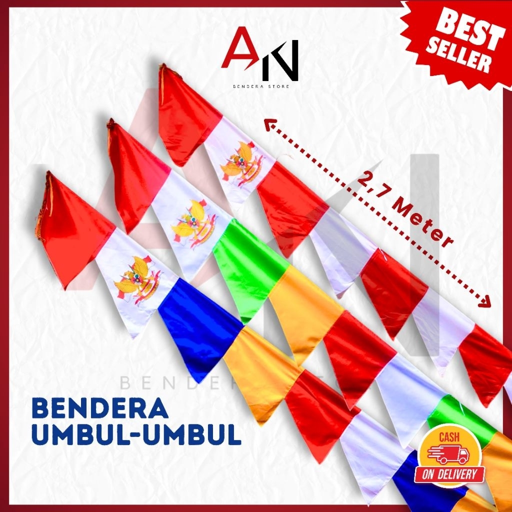 BENDERA UMBUL UMBUL MERAH PUTIH/BENDERA UMBUL UMBUL WARNA WARNI/BENDERA UMBUL UMBUL POLOS/BENDERA UM