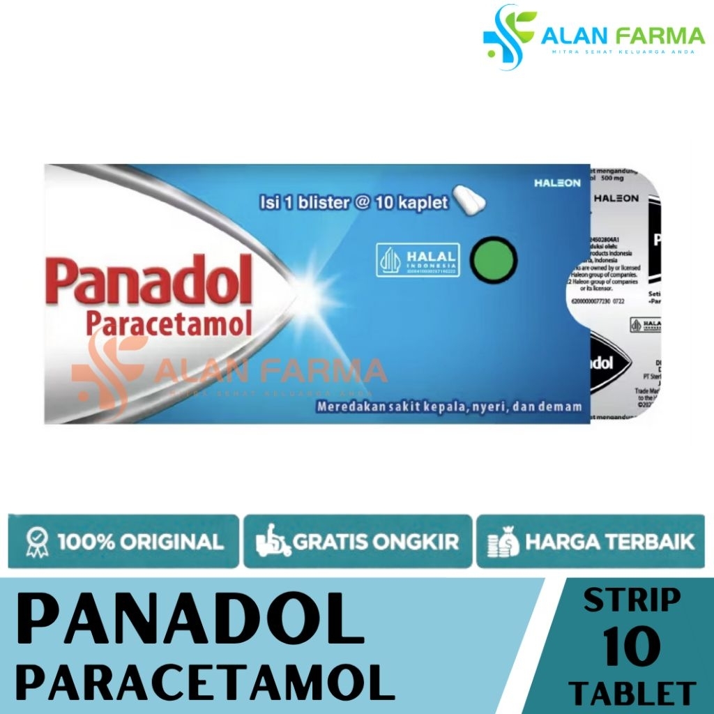 Panadol Tablet Strip | Panadol Biru Strip | Panadol Paracetamol