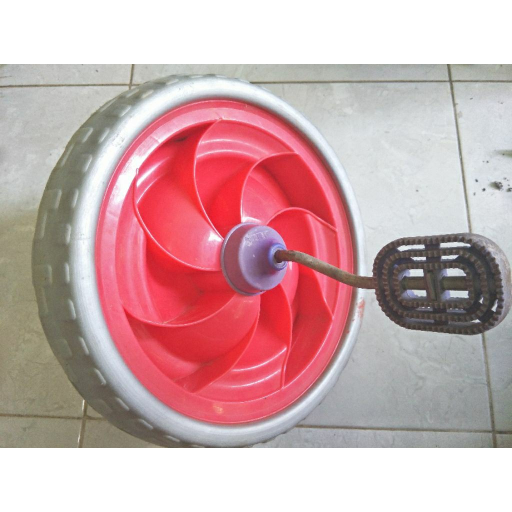 roda depan bekas sepeda roda 3 diameter 29cm