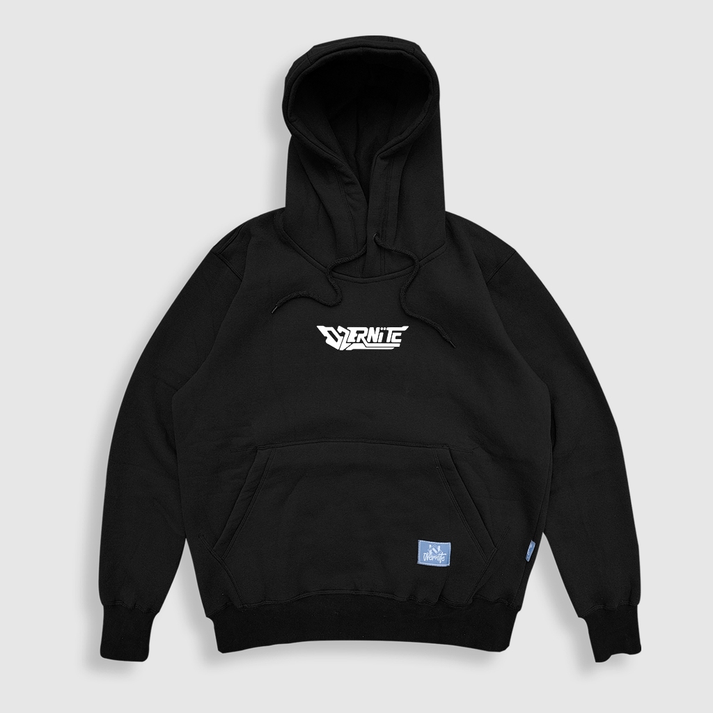 Overnite - Hoodie Voidline Cotton Fleece Black 330 GSM