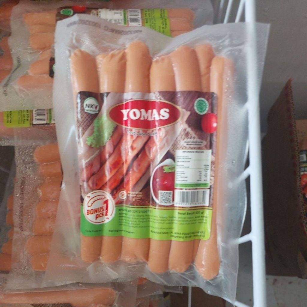 sosis ayam 500grm yomas