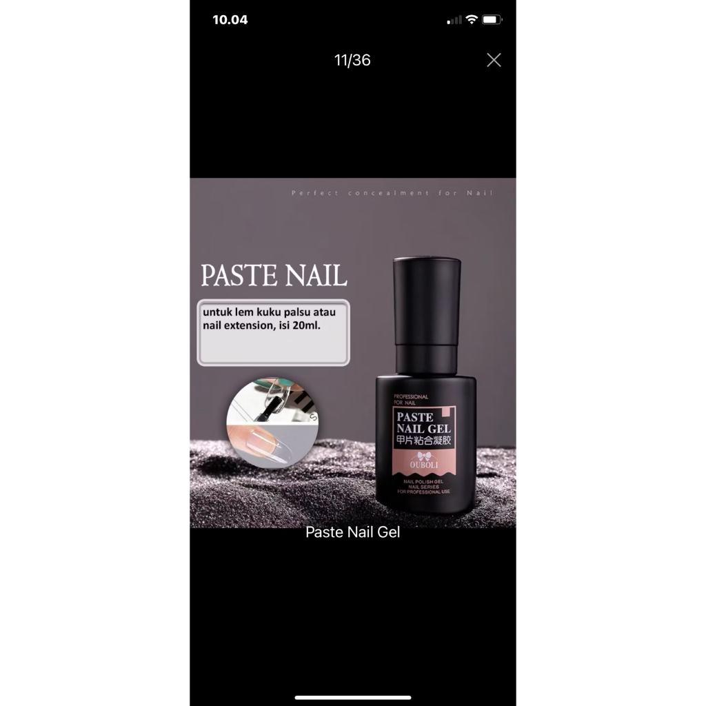 Lem Kuku Palsu 20ml ouboli- Lem Kuku Kuat, Mudah Digunakan, Tahan Lama