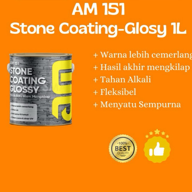 AM 151 STONE COATING-GLOSY 1L