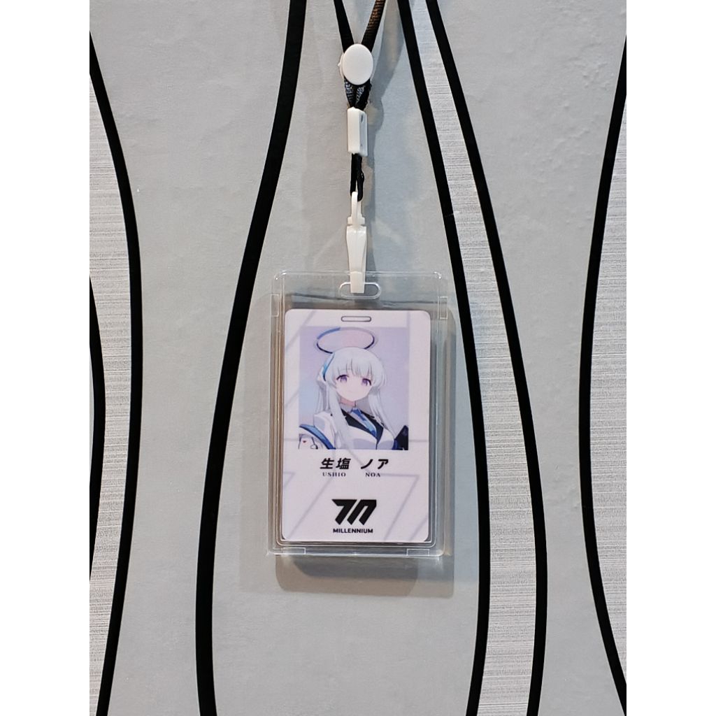Lanyard ID Card Noa Ushio – Millennium Science School (Blue Archive Merch)