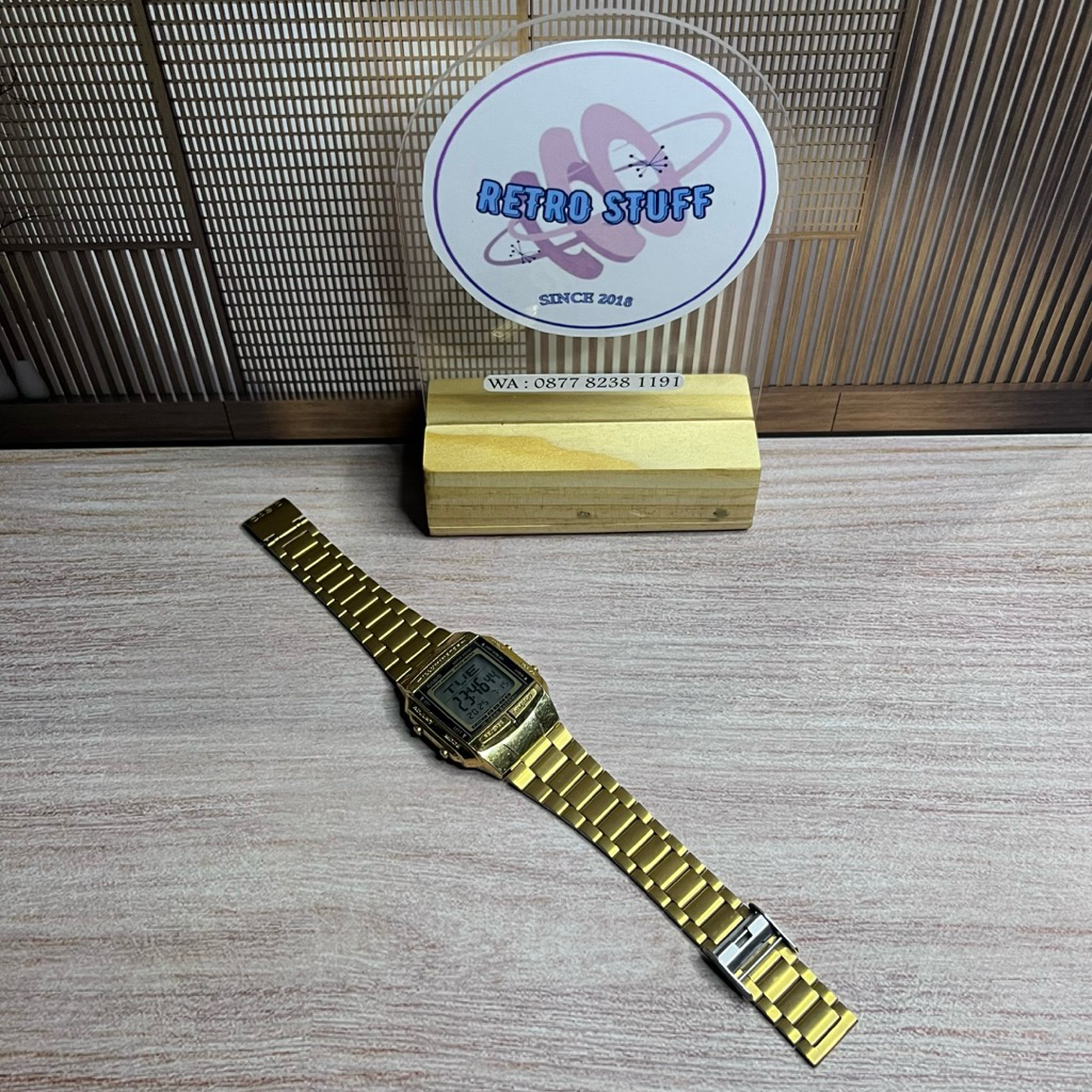 Jam Casio DB-360 Gold Original Rare Item