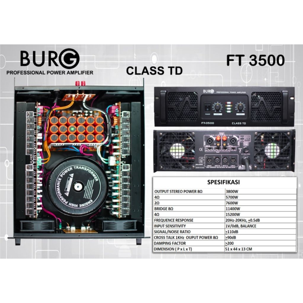 POWER BURG FT 3500 CLASS TD/ Power Burg Ft 3500 Class Td/ power burg ft 3500 class td