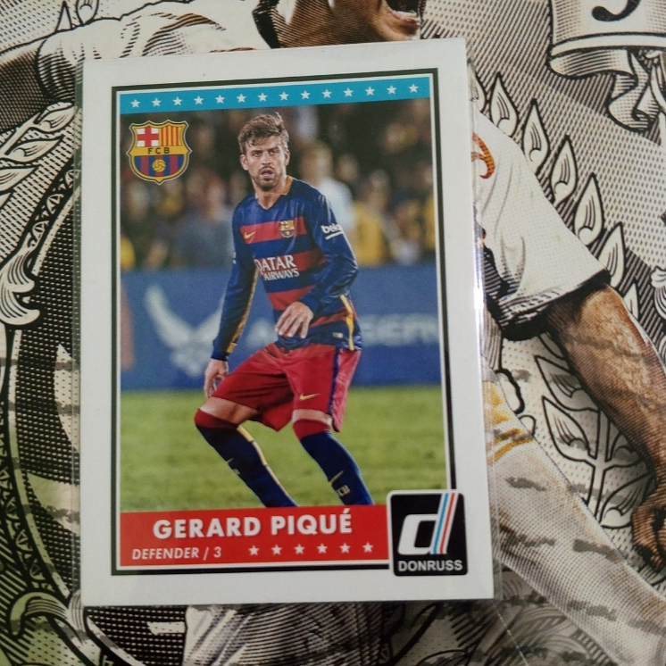Kartu Bola 2015 Panini Donruss #73 Gerard Pique FC Barcelona