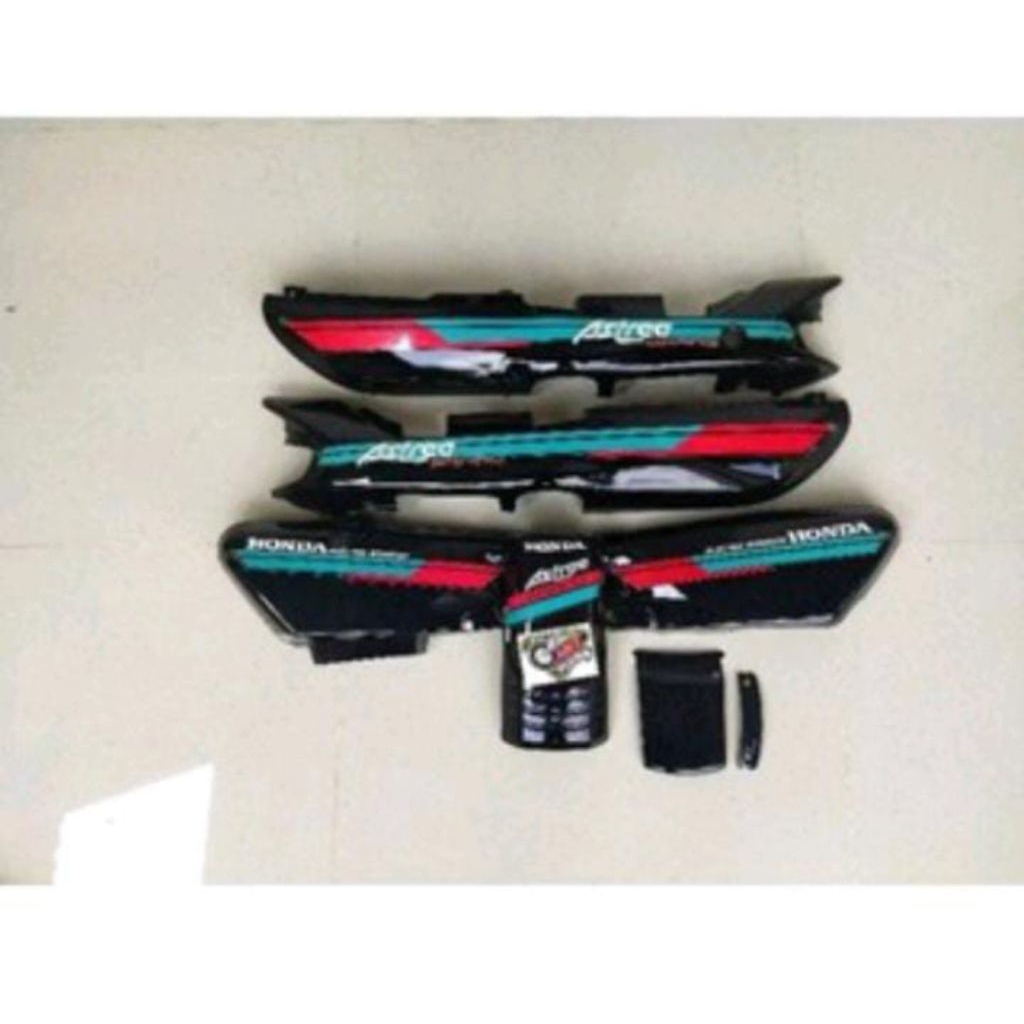 Paket Cover Body Bodi Astrea Grand Legenda Impressa Body Astrea Grand Sabit ungu Biru