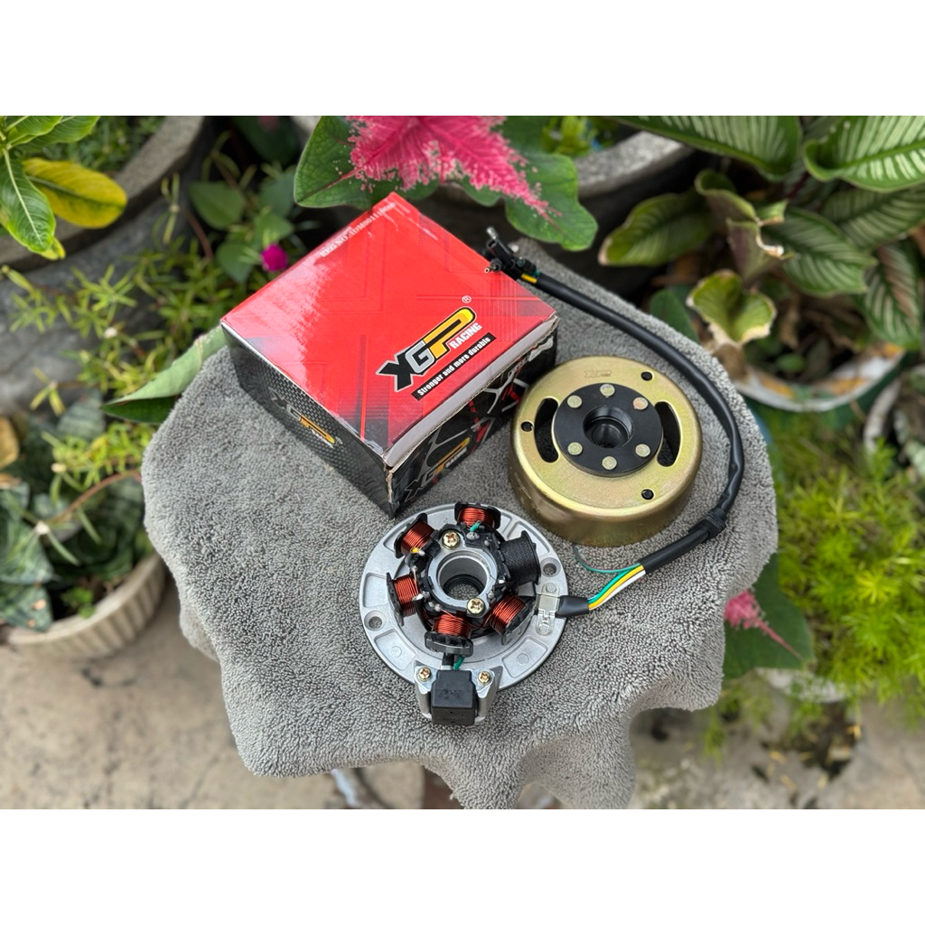 XGP Pengapian Spul Mahnet Magnit Magnet Set Honda Win100 Grand Prima Engkel 12volt