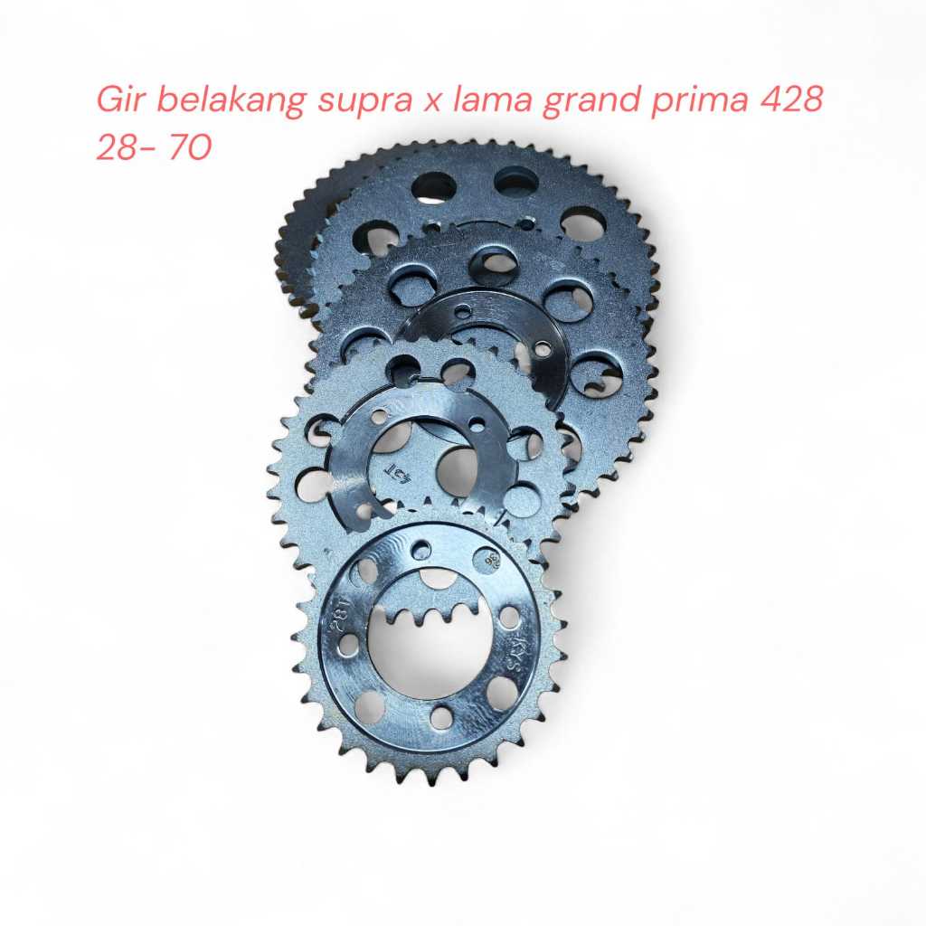 GIR BELAKANG 428 GRAND GEAR BLK 428 MOTOR GRAND SUPRA X 100 PRIMA WIN TEBAL 428 MODEL SSS
