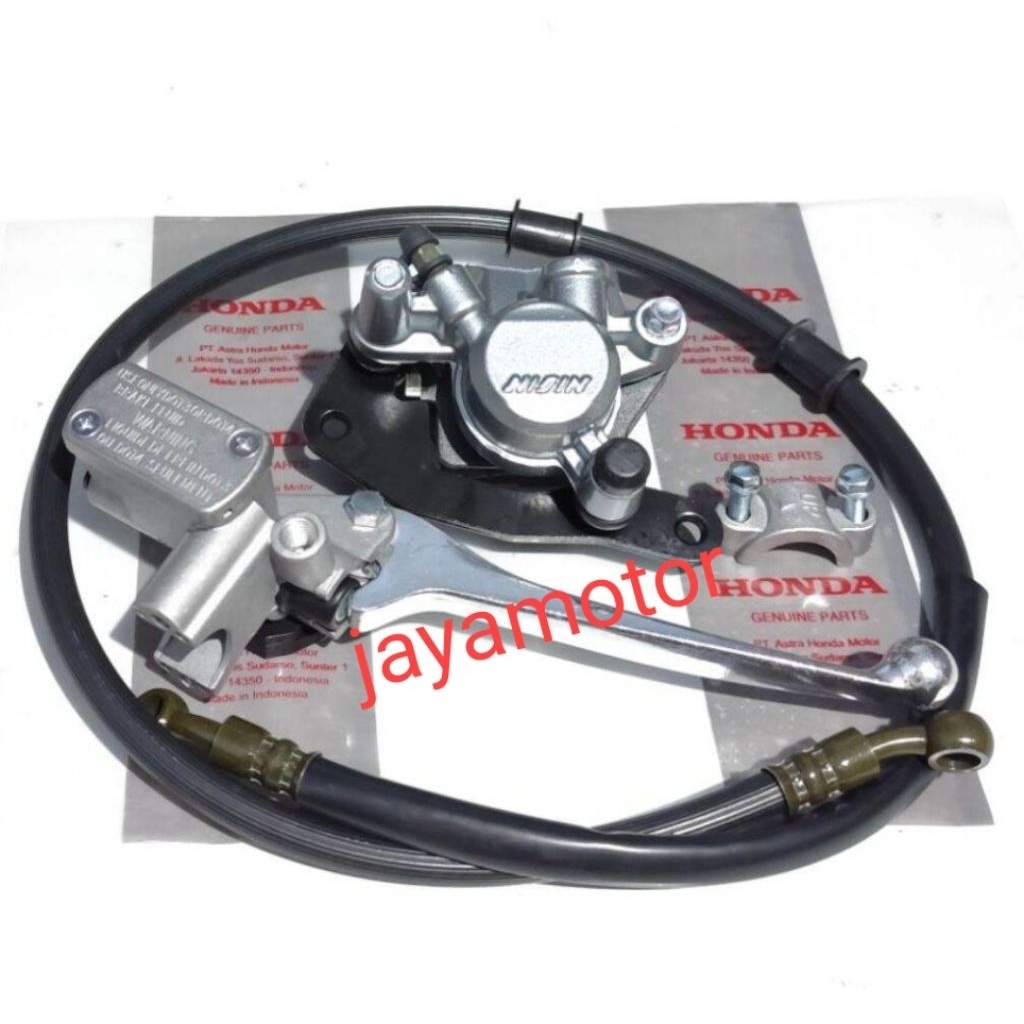 selang rem+master rem set+kaliper depan Honda beat karbu,beat fi,beat esp,spacy karbu,Scoopy karbu