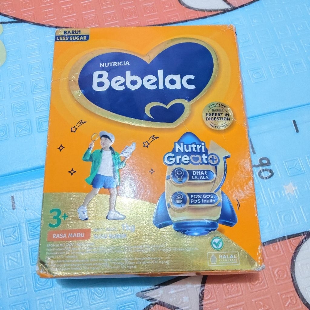 New Susu Bebelac 3+ Madu 1 kg