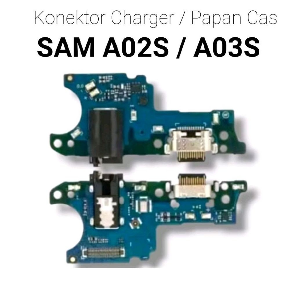 Flexible Konektor Charger For Samsung A02S / A03S  Papan Cas Konektor Board Cas For Samsung A02S / A