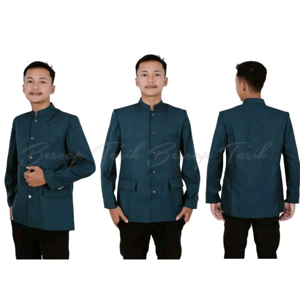 Jasko Polos Hijau Botol || Pakaian Pria Muslim || Busana Muslim Pria