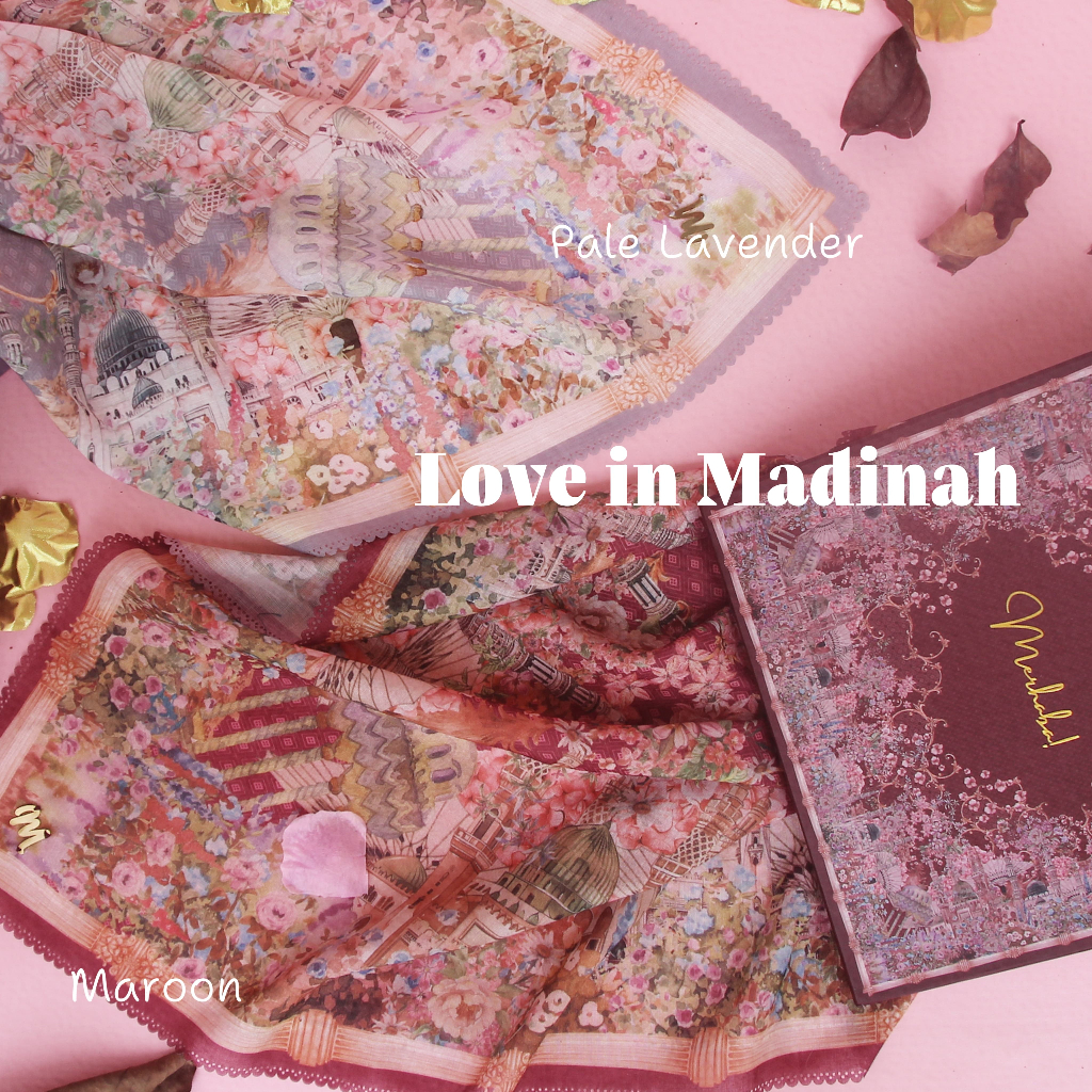 [150k GET 3] MERHABA - Voile Square / Hijab Motif Segi Empat