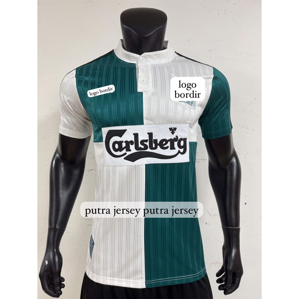 JERSEY BAJU BOLA RETRO IPUL AWAY 1995 JERSEY BOLA RETRO BLOKCORE 1995