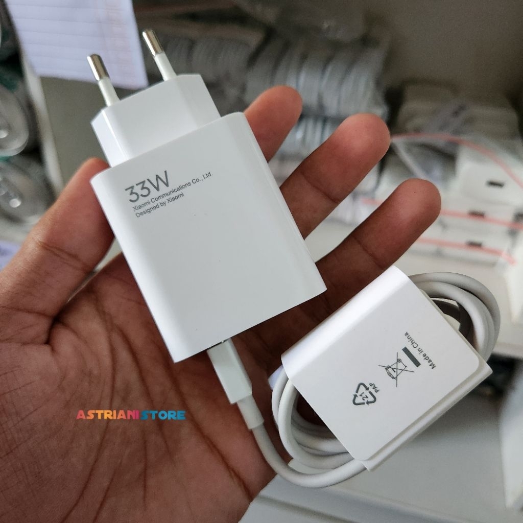 Charger Xiaomi/Poco 33 Watt Turbo Charge Bekas Mulus Ori Copotan