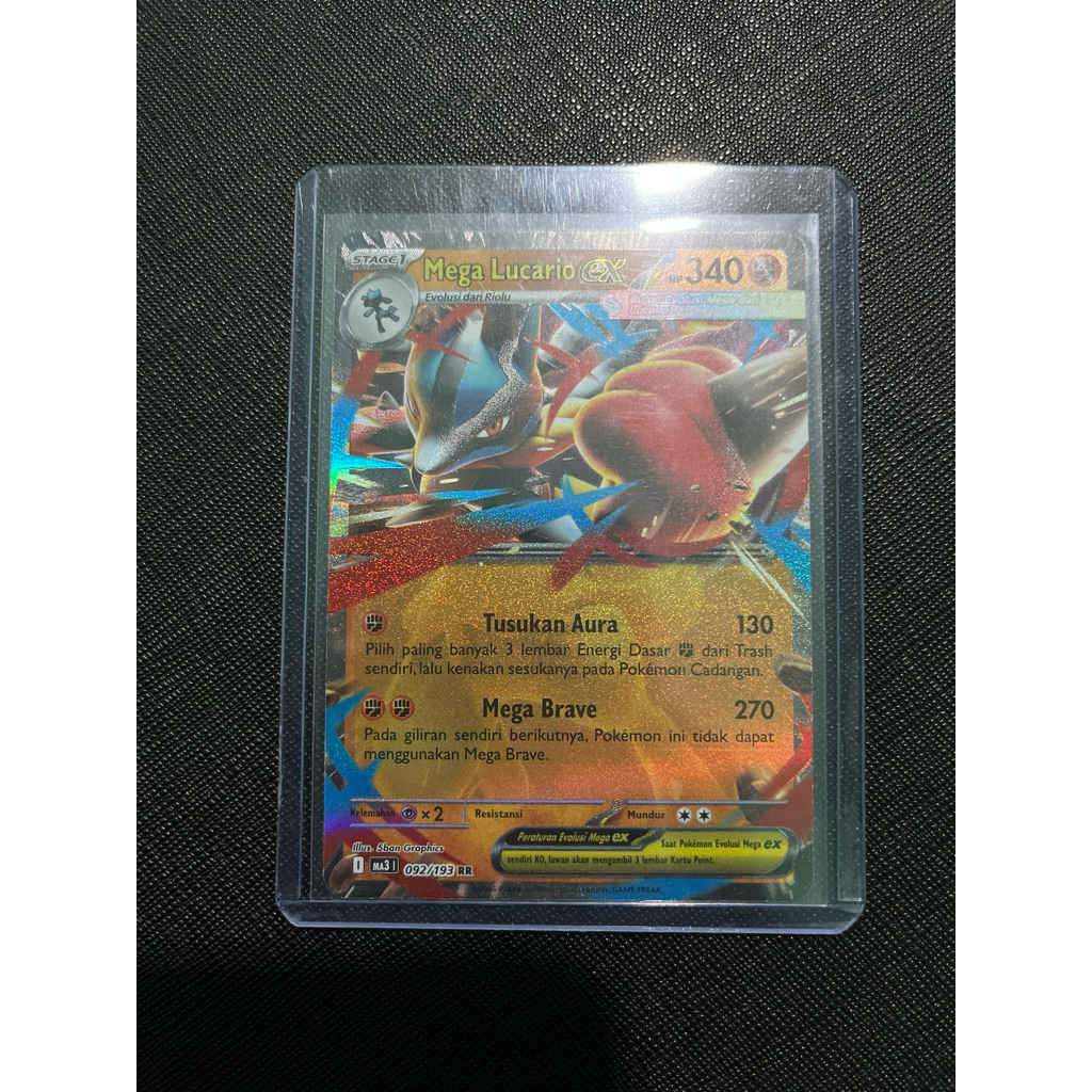 MEGA LUCARIO EX - MA3 092/193