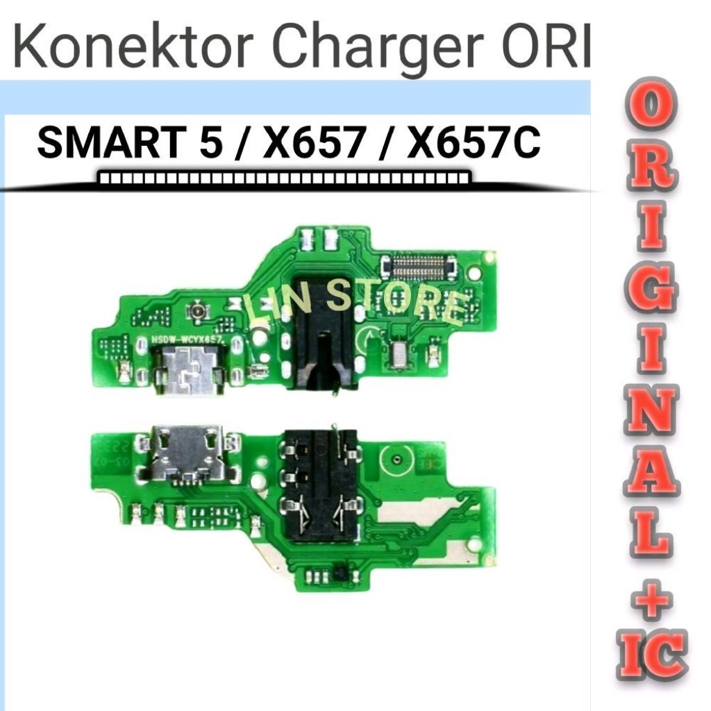 Konektor Charger For Infinix Smart 5 Papan Cas Ori Fleksibel Charger Smart 5