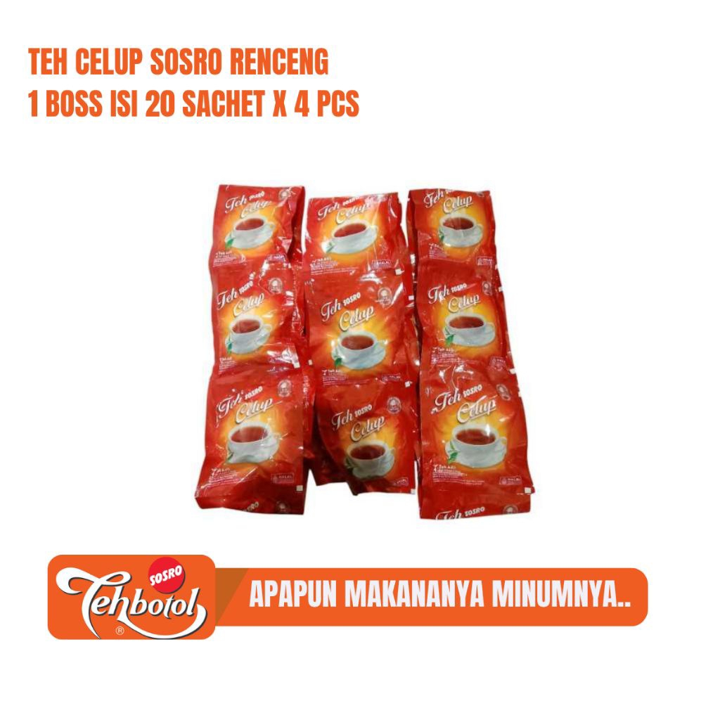 TEH Celup Sosro Renceng 10 Sachet