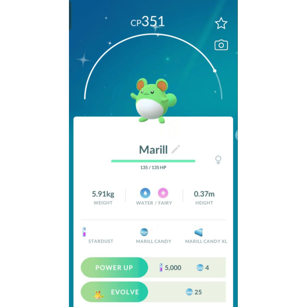 POKEMON GO - MARILL SHINY (WAJIB OPEN DEX)
