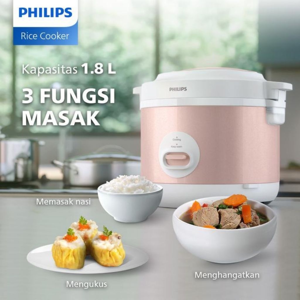 KOTA BATAM - PHILIPS HD3003 HD 3003 rice cooker magic com 1.8 literKOTA BATAM - PHILIPS HD3003 HD 30