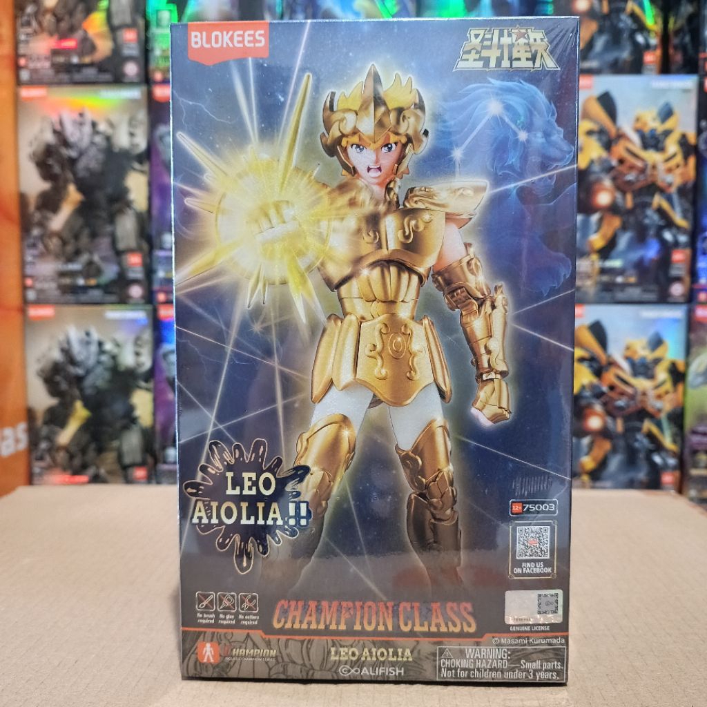 Blokees Saint Seiya Champion Class Leo Aiolia 75003 - Blokees Figures Saint Seiya CC 02