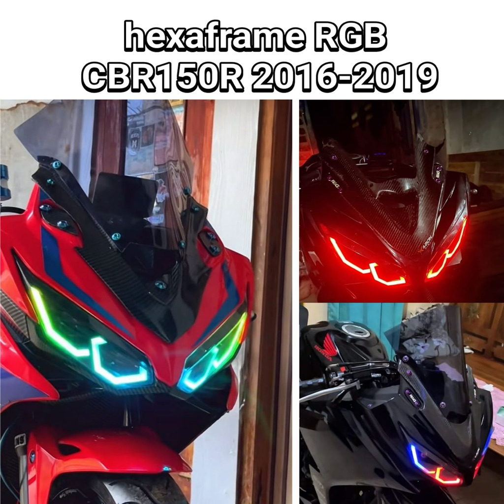 Hexaframe CBR150R RGB Bisa diatur lewat HP