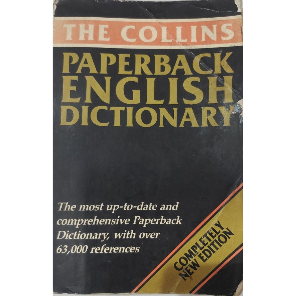 KAMUS THE COLLINS PAPERBACK ENGLISH DICTIONARY BEKAS ORIGINAL