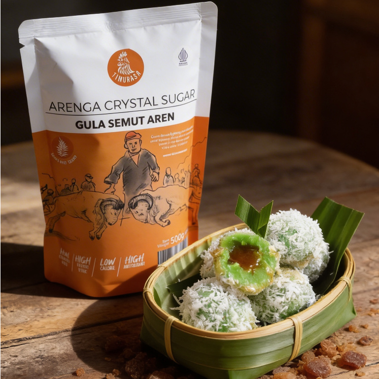 Gula Aren Bubuk Premium Asli Timurasa | Gula Semut Palm Sugar Low GI 500g/225g | Pengganti Gula Puti