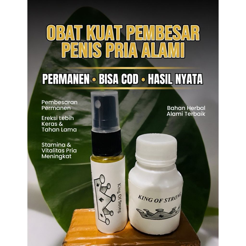 King Of Strong Asli Original Permanen Bergaransi