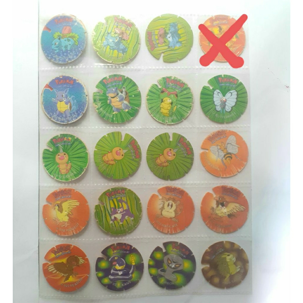 tazos pokemon chiki jadul